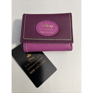 Our Universe Disney Princess Tiana Flap Wallet Faux Leather New